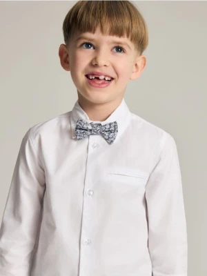 Reserved - Elegancka koszula z muchą - biały