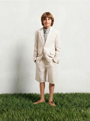 Reserved - Elegancka marynarka - beżowy