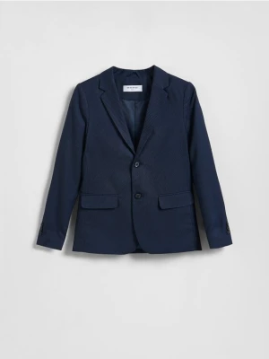Reserved - Elegancka marynarka - granatowy
