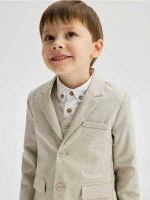 Zdjęcie produktu Reserved - Elegancka marynarka regular fit - beżowy