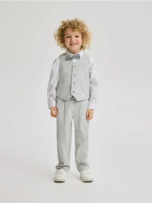 Reserved - Elegancki komplet - jasnoszary