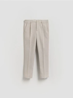 Reserved - Eleganckie spodnie - beżowy