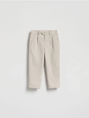 Reserved - Eleganckie spodnie - beżowy