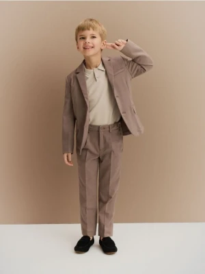 Reserved - Eleganckie spodnie - brązowy