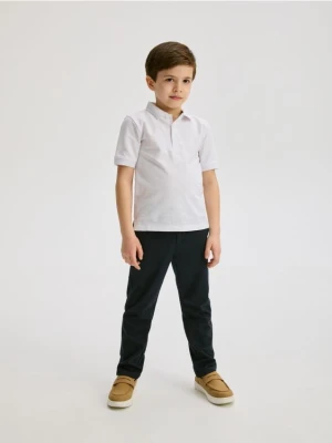 Reserved - Eleganckie spodnie chino - granatowy