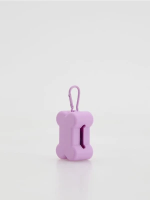 Reserved - Etui z woreczkami dla psa - pastelowy róż