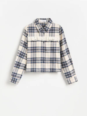 Reserved - Flanelowa koszula w kratę - wielobarwny