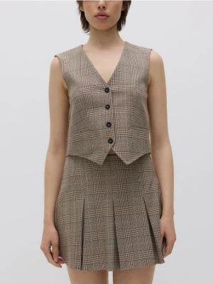 Reserved - Garniturowa kamizelka z wiskozą - wielobarwny