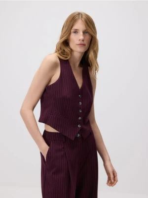 Reserved - Garniturowa kamizelka z wiskozą - wielobarwny