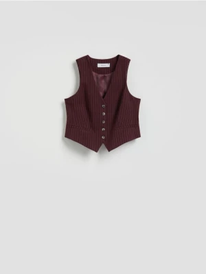 Reserved - Garniturowa kamizelka z wiskozą - wielobarwny