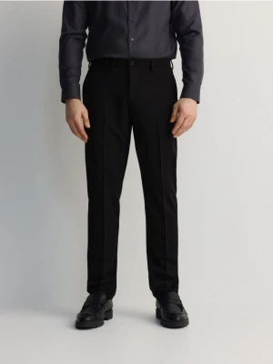 Reserved - Garniturowe spodnie slim fit - czarny