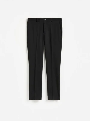 Reserved - Garniturowe spodnie slim fit - czarny