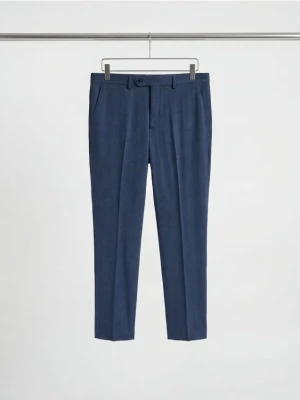 Reserved - Garniturowe spodnie slim fit - granatowy