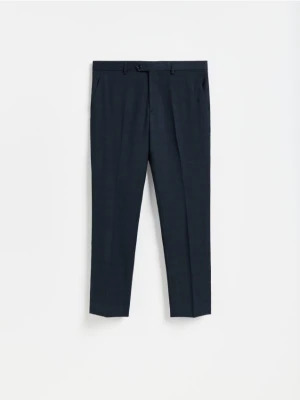 Reserved - Garniturowe spodnie slim fit - granatowy