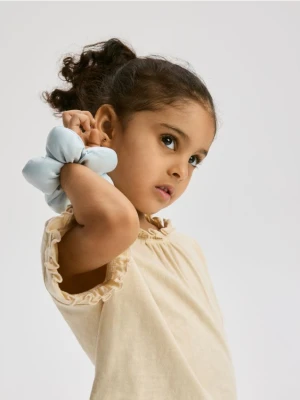 Reserved - Gładka bluzka ze stójką - beżowy