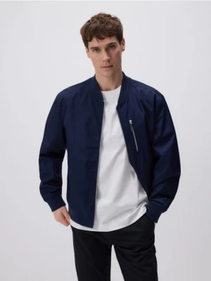 Reserved - Gładka bomberka - granatowy