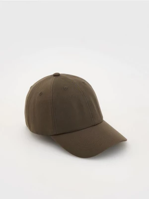Reserved - Gładka czapka z daszkiem - zielony