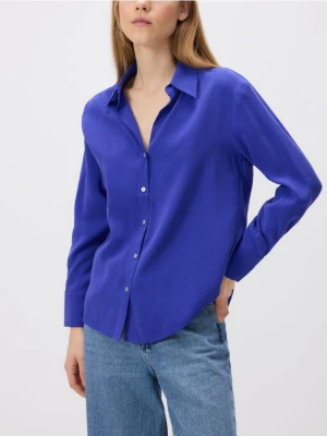 Zdjęcie produktu Reserved - Gładka koszula z wiskozy - niebieski