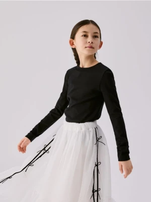 Reserved - Gładka koszulka - czarny