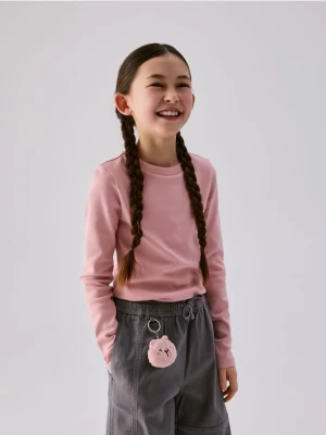 Reserved - Gładka koszulka - różowy