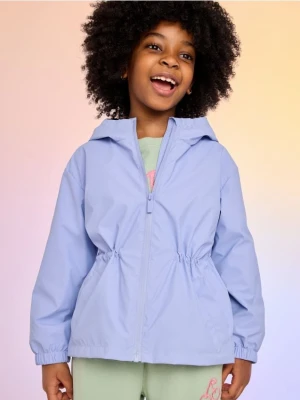 Reserved - Gładka kurtka z kapturem - niebieski