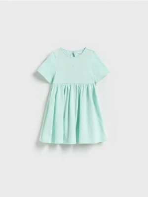 Reserved - Gładka sukienka - jasnoturkusowy