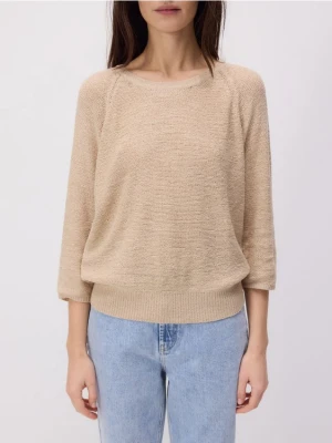 Zdjęcie produktu Reserved - Gładki sweter - beżowy