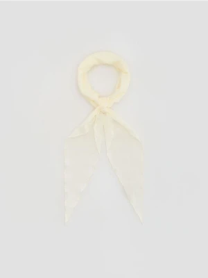 Reserved - Gładki szal - złamana biel