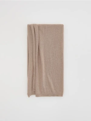 Reserved - Gładki szalik - beżowy