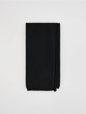 Reserved - Gładki szalik - czarny