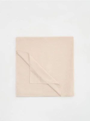 Reserved - Gładki szalik - kremowy