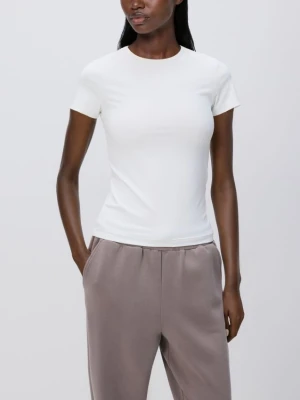 Reserved - Gładki t-shirt - biały