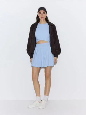 Reserved - Gładkie spódnico-szorty - jasnoniebieski