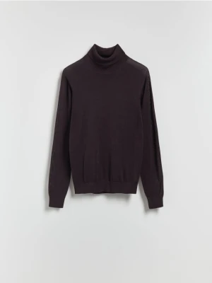 Reserved - Golf z dodatkiem lyocellu - ciemnofioletowy