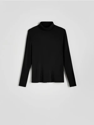 Reserved - Golf z domieszką wełny - czarny