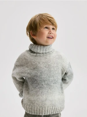 Reserved - Golf z domieszką wełny - jasnoszary