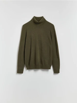 Reserved - Golf z kaszmirem - zielony