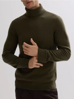 Reserved - Golf z kaszmirem - zielony