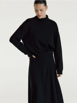 Reserved - Golf z wełną - czarny