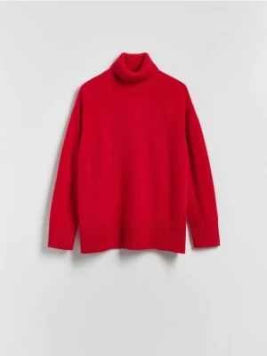 Reserved - Golf z wełną - czerwony