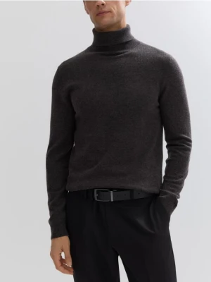 Reserved - Golf z wełny merino - ciemnoszary