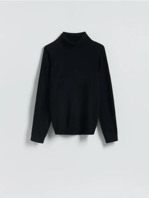 Reserved - Golf z wełny merino - czarny