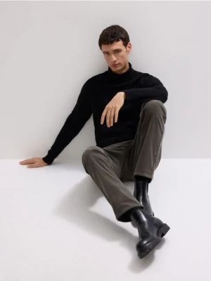 Reserved - Golf z wełny merino - czarny