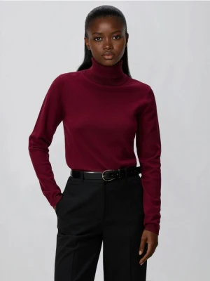 Reserved - Golf z wiskozą - bordowy