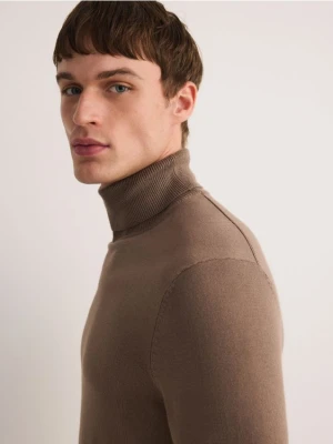 Reserved - Golf z wiskozą - brązowy