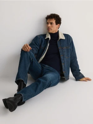 Reserved - Golf z wiskozą - granatowy