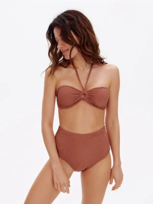 Reserved - Góra od bikini - brązowy