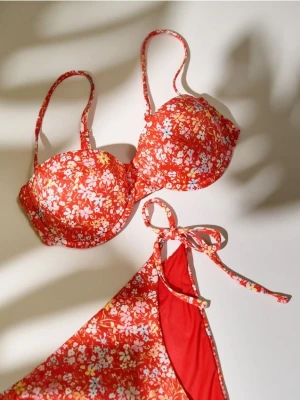 Reserved - Góra od stroju kąpielowego - czerwony