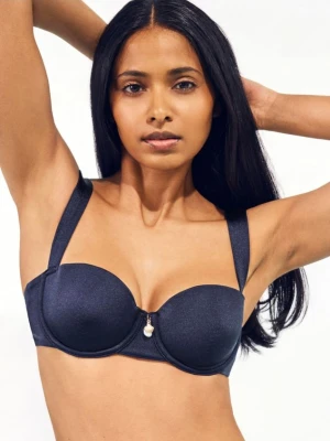 Reserved - Góra od stroju kąpielowego z zawieszką - granatowy