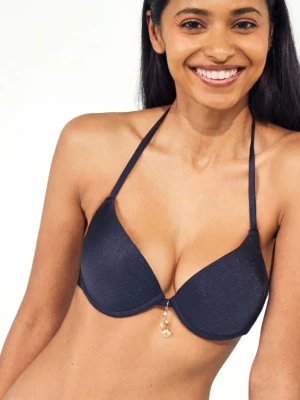 Reserved - Góra od stroju kąpielowego z zawieszką - granatowy